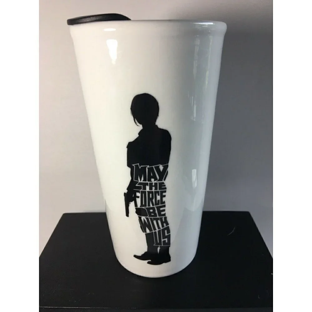 Star Wars Travel Cup Rogue One Jyn Erso May The Force Be With Us Ceramic 12oz